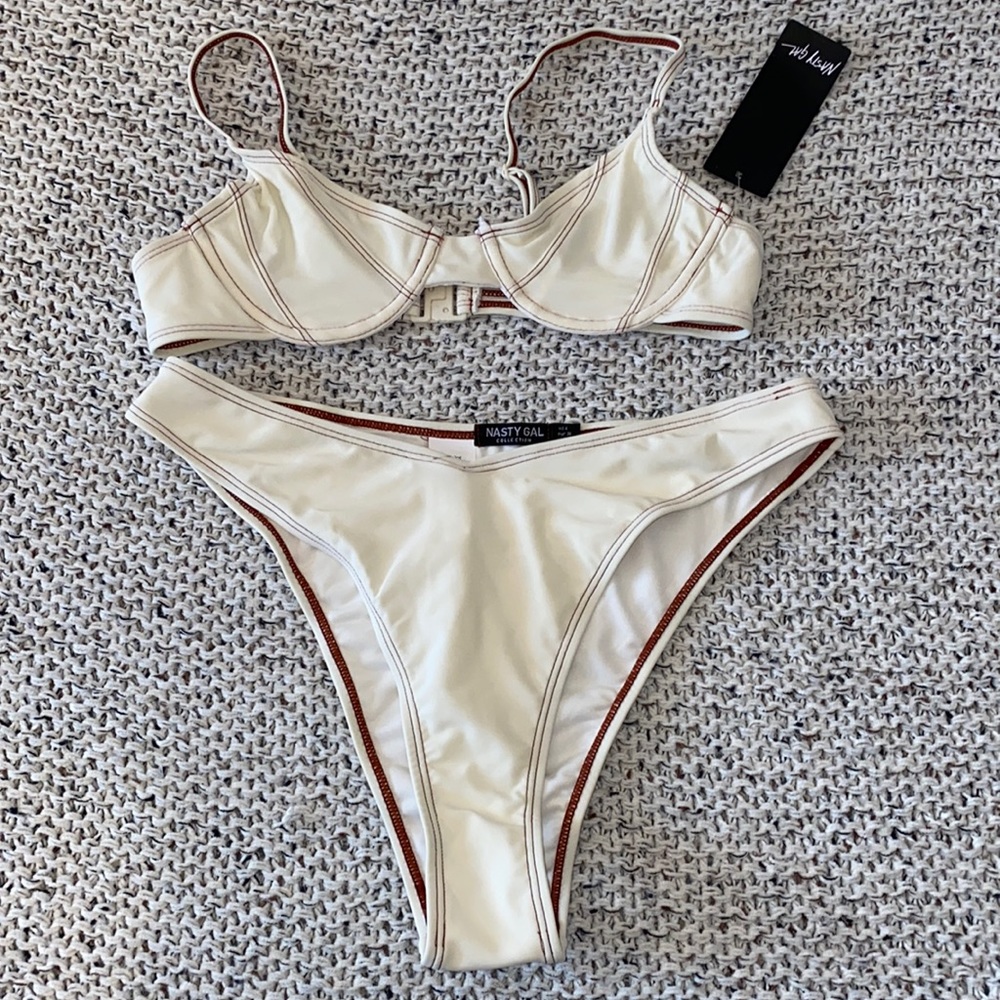 NWT Nasty Gal High Wasted Bikini